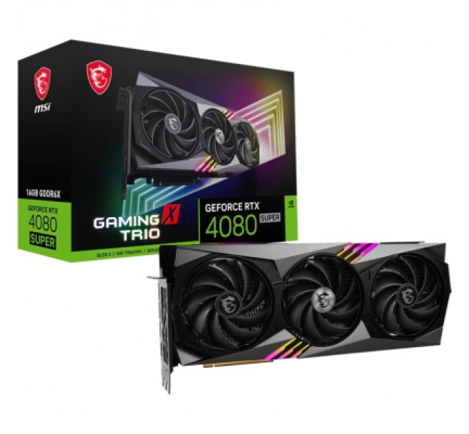 MSI Відеокарта MSI GeForce RTX4080 SUPER 16GB GAMING X TRIO (RTX 4080 SUPER 16G GAMING X TRIO)