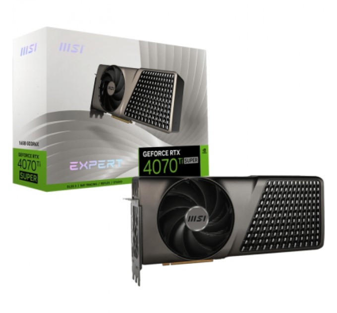 MSI Відеокарта MSI GeForce RTX4070Ti SUPER 16Gb EXPERT (RTX 4070 TI SUPER 16G EXPERT)
