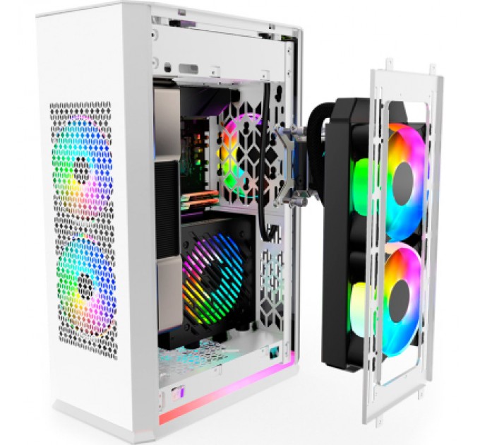 1stPlayer Корпус 1stPlayer UN1-3F2-W-WH&PS-750SFX