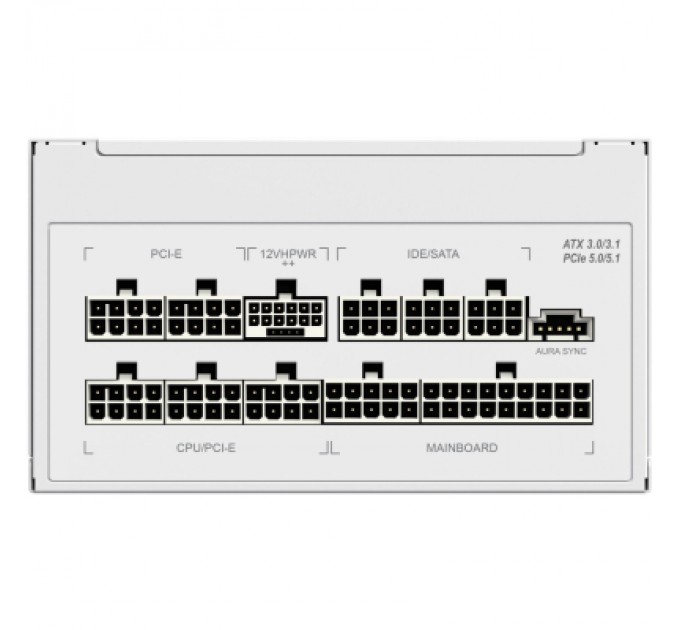 Gamemax Блок живлення Gamemax 1050W (RGB1050 PRO WH (ATX3.0/3.1 PCI)