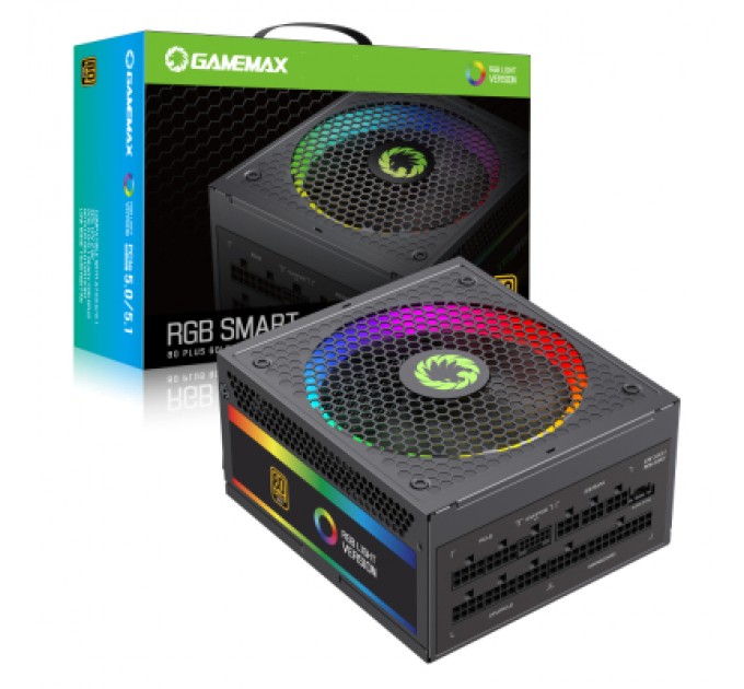 Gamemax Блок живлення Gamemax 750W (RGB 750 PRO (ATX3.03.1 PCIe5.0)