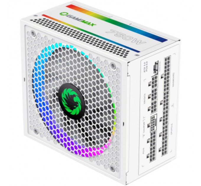 Gamemax Блок живлення Gamemax 750W (RGB 750 PRO WH (ATX3.0/3.1 PCI)