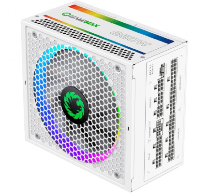 Gamemax Блок живлення Gamemax 850W (RGB 850 PRO WH (ATX3.0/3.1 PCI)