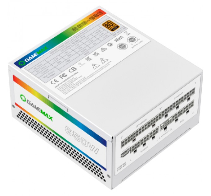Gamemax Блок живлення Gamemax 850W (RGB 850 PRO WH (ATX3.0/3.1 PCI)
