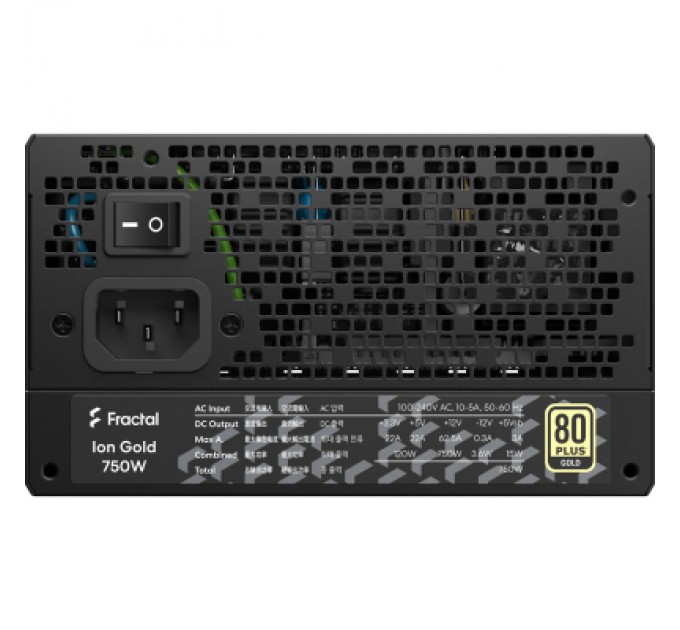 Fractal Design Блок живлення Fractal Design 750W Ion Gold (FD-P-IA2G-750-EU)