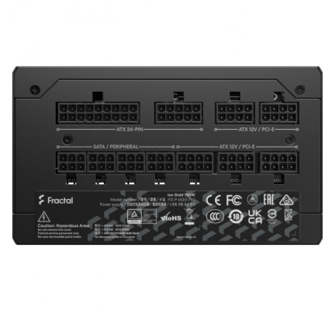 Fractal Design Блок живлення Fractal Design 750W Ion Gold (FD-P-IA2G-750-EU)