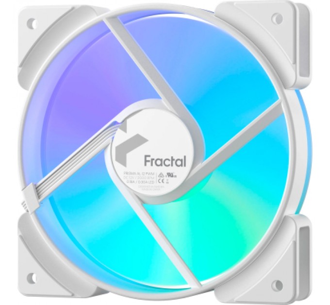 Fractal Design Кулер до корпусу Fractal Design Prisma AL-12 ARGB PWM (FD-FAN-PRI-AL12-PWM-WT)