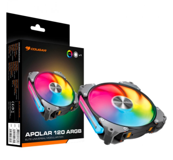 Cougar Кулер до корпусу Cougar Apolar 120 ARGB