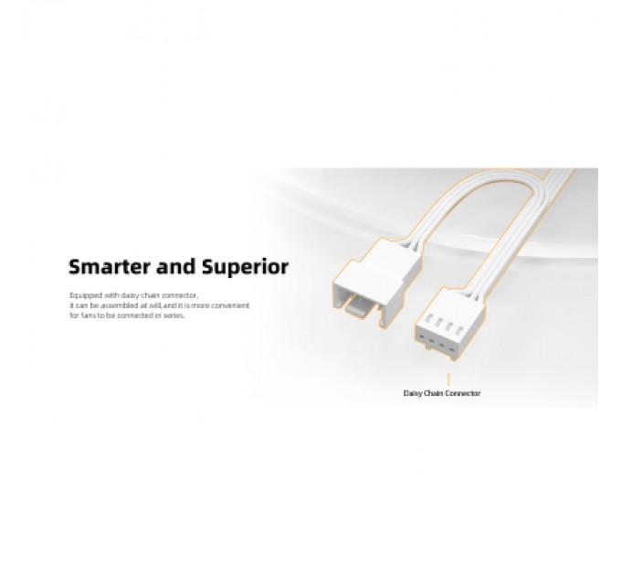 ID-Cooling Кулер до корпусу ID-Cooling Вентилятор ID-Cooling AS-120-W (AS-120-W)