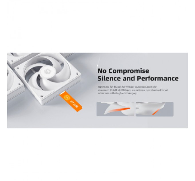 ID-Cooling Кулер до корпусу ID-Cooling Вентилятор ID-Cooling AS-120-W (AS-120-W)