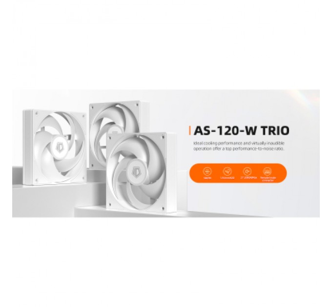 ID-Cooling Кулер до корпусу ID-Cooling Вентилятор ID-Cooling AS-120-W Trio (AS-120-W TRIO)