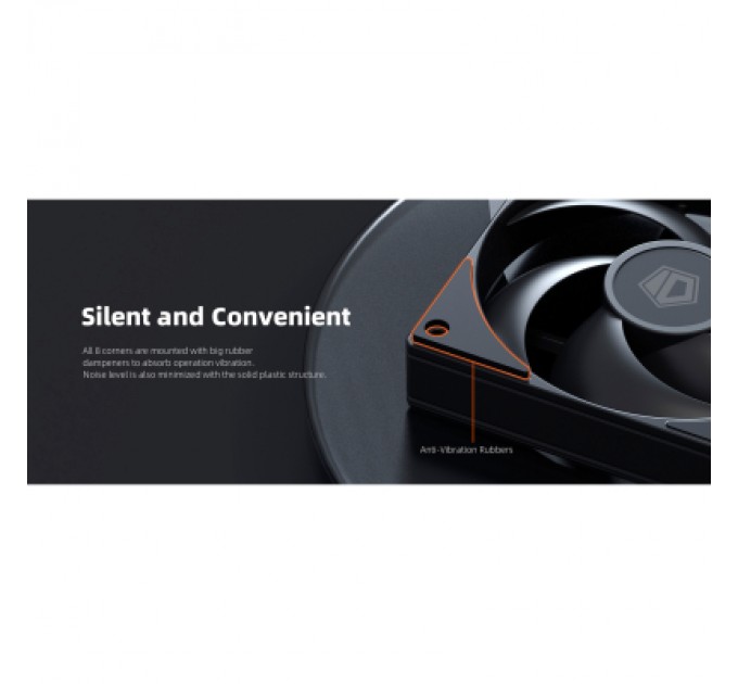 ID-Cooling Кулер до корпусу ID-Cooling Вентилятор ID-Cooling AS-140-K Duet Black (AS-140-K DUET)