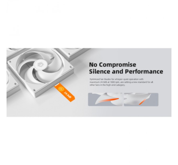 ID-Cooling Кулер до корпусу ID-Cooling Вентилятор ID-Cooling AS-140-W White (AS-140-W)