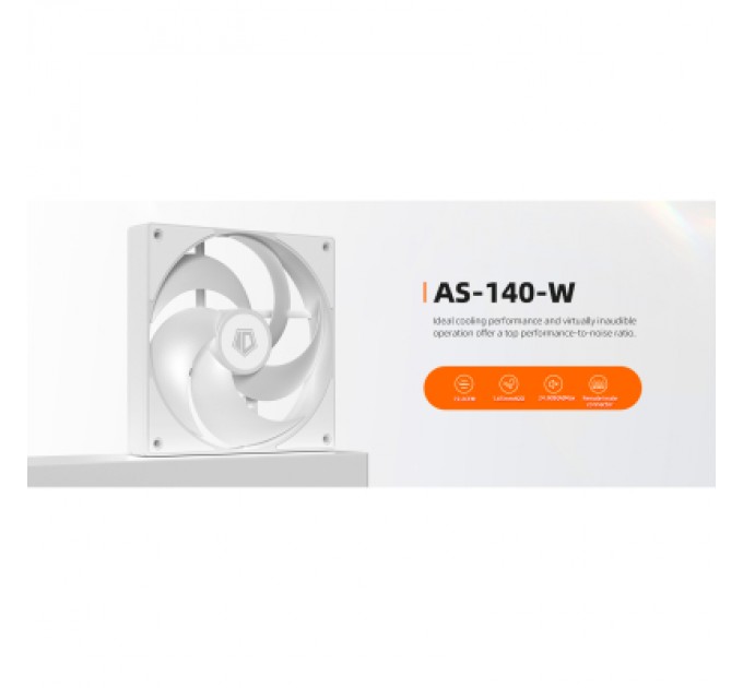 ID-Cooling Кулер до корпусу ID-Cooling Вентилятор ID-Cooling AS-140-W White (AS-140-W)