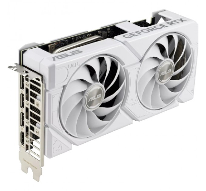 ASUS Відеокарта ASUS GeForce RTX4070 SUPER 12Gb DUAL OC WHITE EVO (DUAL-RTX4070S-O12G-EVO-WHITE)