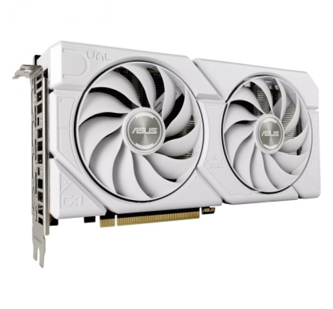 ASUS Відеокарта ASUS GeForce RTX4070 SUPER 12Gb DUAL OC WHITE EVO (DUAL-RTX4070S-O12G-EVO-WHITE)