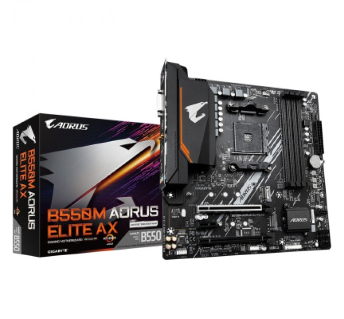 GIGABYTE Материнська плата GIGABYTE B550M AORUS ELITE AX