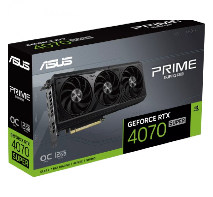 ASUS Відеокарта ASUS GeForce RTX4070 SUPER 12Gb PRIME OC (PRIME-RTX4070S-O12G)