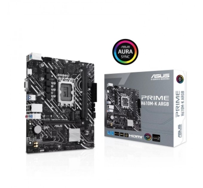 ASUS Материнська плата ASUS PRIME H610M-K ARGB