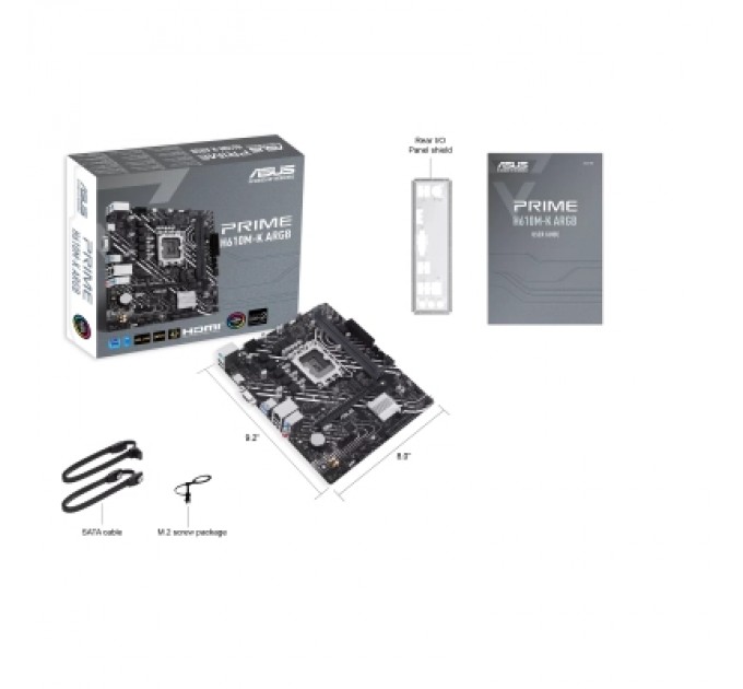 ASUS Материнська плата ASUS PRIME H610M-K ARGB