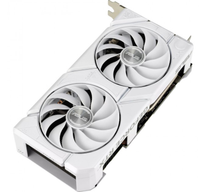 ASUS Відеокарта ASUS GeForce RTX4070 12Gb DUAL EVO WHITE (DUAL-RTX4070-O12G-EVO-WHITE)