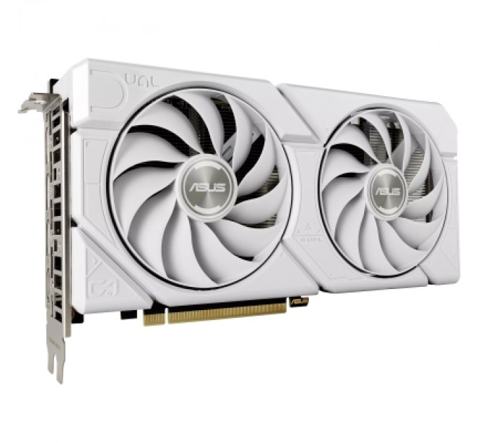 ASUS Відеокарта ASUS GeForce RTX4070 12Gb DUAL EVO WHITE (DUAL-RTX4070-O12G-EVO-WHITE)