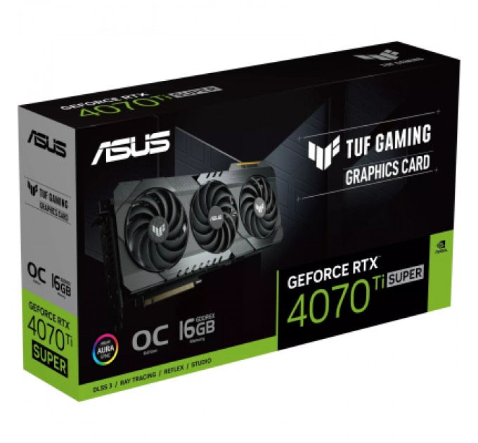 ASUS Відеокарта ASUS GeForce RTX4070Ti SUPER 16Gb TUF OC OG GAMING (TUF-RTX4070TIS-O16G-OG-GAMING)