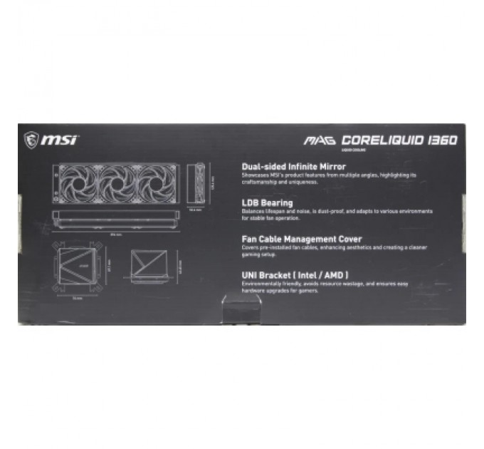 MSI Система рідинного охолодження MSI MAG CoreLiquid I360 (MAG CORELIQUID I360)