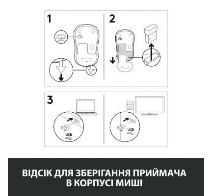 Logitech Мишка Logitech M185 blue (910-002239)