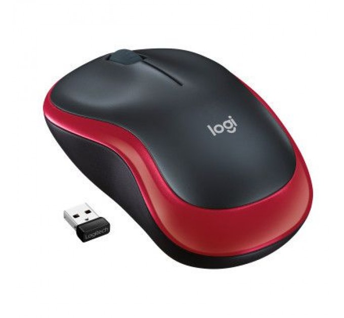 Logitech Мишка Logitech M185 red (910-002240)