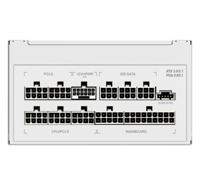 Gamemax Блок живлення Gamemax 1300W RGB-1300 WH (RGB-1300 WH (ATX3.0/3.1 PCIe5.)