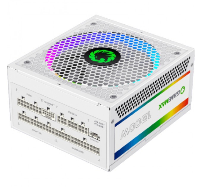 Gamemax Блок живлення Gamemax 1300W RGB-1300 WH (RGB-1300 WH (ATX3.0/3.1 PCIe5.)