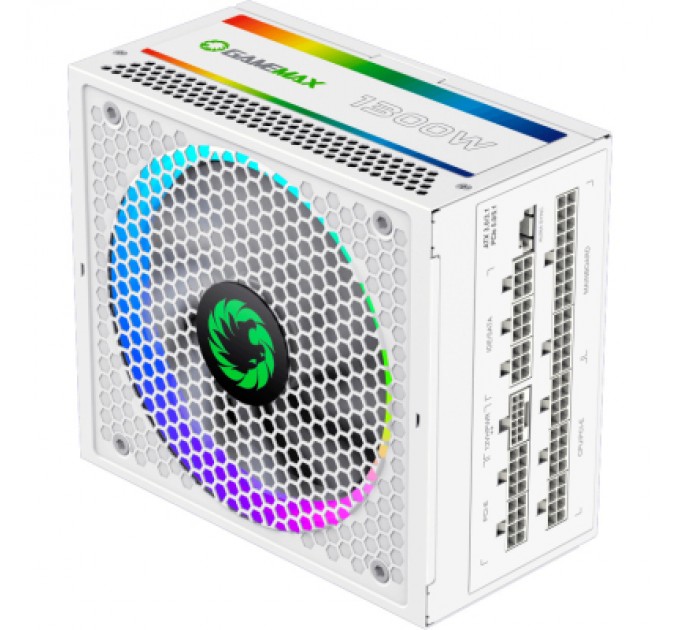Gamemax Блок живлення Gamemax 1300W RGB-1300 WH (RGB-1300 WH (ATX3.0/3.1 PCIe5.)