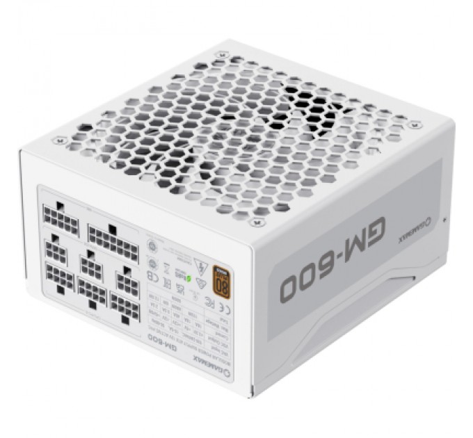 Gamemax Блок живлення Gamemax 600W GM-600 Modular white (GM-600 Modular white)