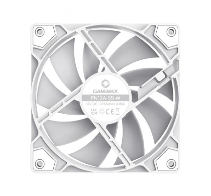 Gamemax Кулер до корпусу Gamemax FN12A-S5-W