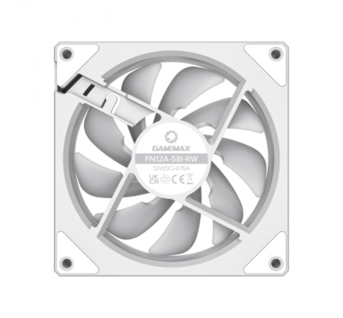 Gamemax Кулер до корпусу Gamemax FN12A-S8I-RW