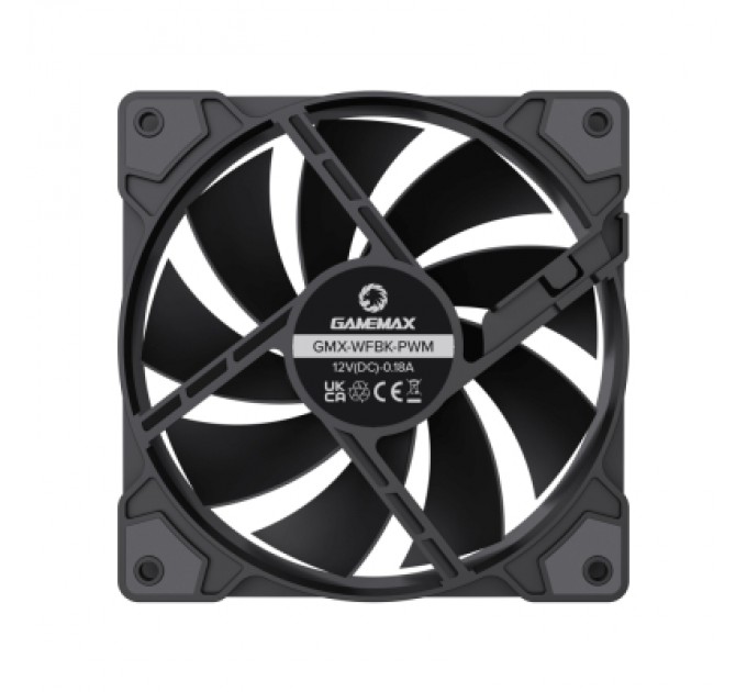 Gamemax Кулер до корпусу Gamemax GMX-WFBK-PWM