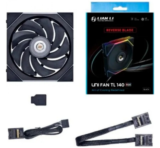 Lian Li Кулер до корпусу Lian Li Reverse TL 140-1, Black (G99.14RTL1B.00)
