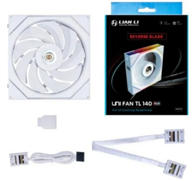 Lian Li Кулер до корпусу Lian Li Reverse TL 140-1, White (G99.14RTL1W.00)