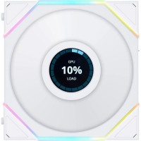 Кулер до корпусу Lian Li Reverse TL LCD 140-1, White (G99.14RTLLCD1W.00)