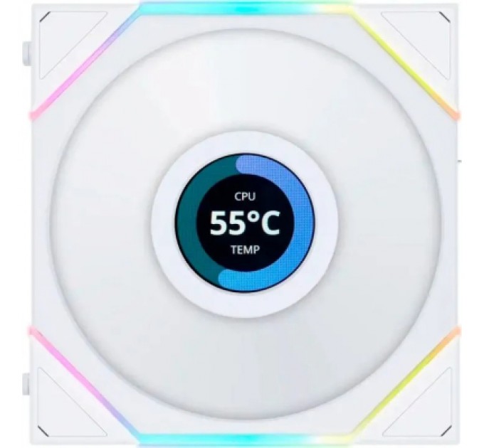 Lian Li Кулер до корпусу Lian Li Reverse TL LCD 140-1, White (G99.14RTLLCD1W.00)