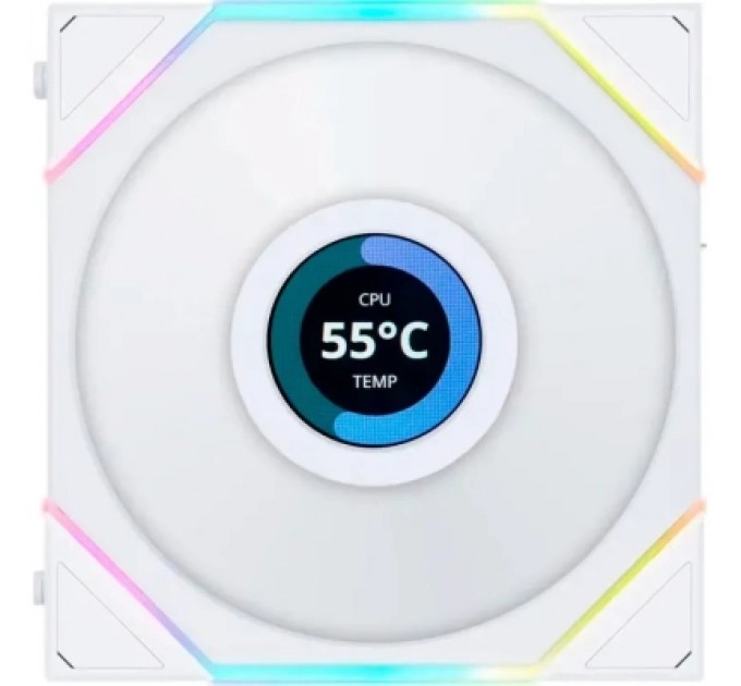 Lian Li Кулер до корпусу Lian Li TL LCD 140-1, White (G99.14TLLCD1W.00)