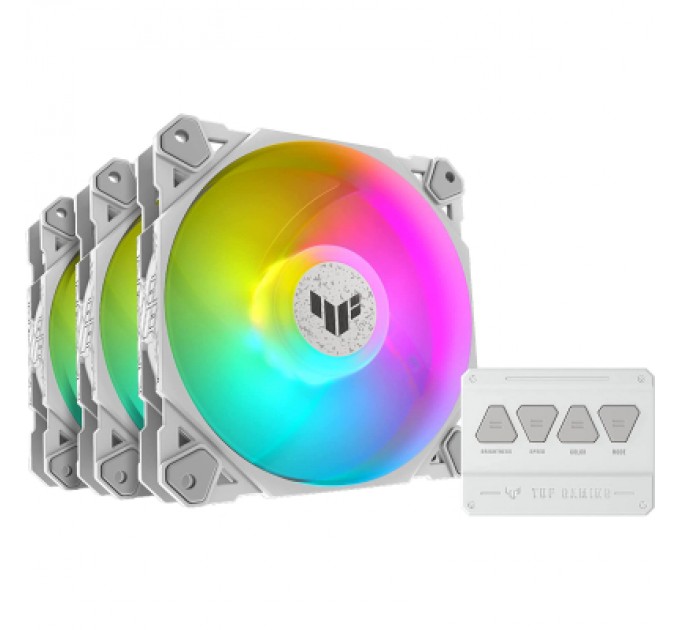 Corsair Кулер до корпусу Corsair TUF Gaming TF120 ARGB 3IN1 White (90DA0033-B09030)