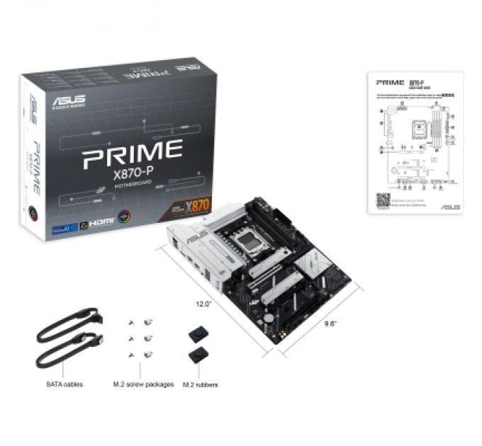 ASUS Материнська плата ASUS PRIME X870-P