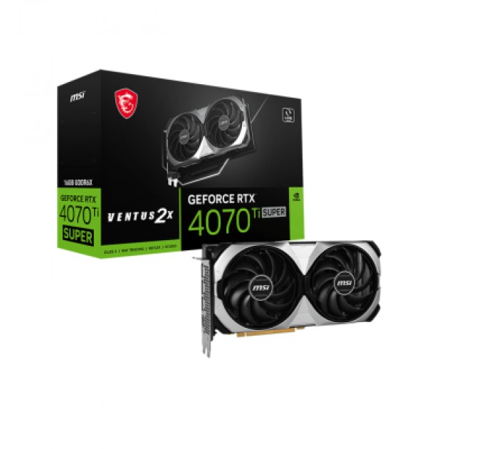 MSI Відеокарта MSI GeForce RTX4070Ti SUPER 16Gb VENTUS 2X (RTX 4070 Ti SUPER 16G VENTUS 2X)