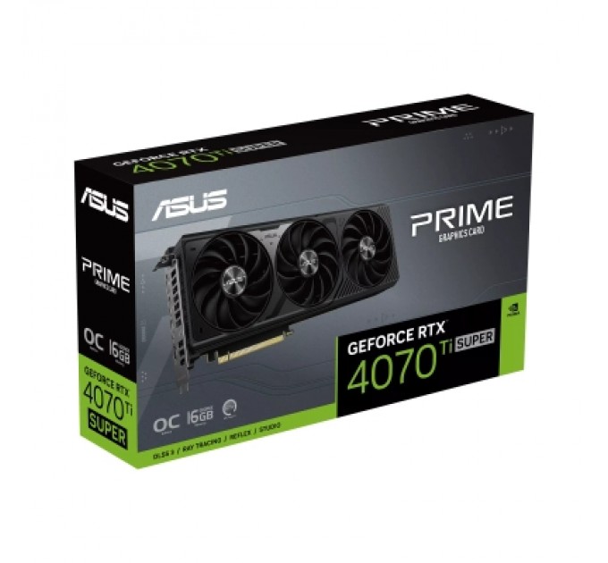 ASUS Відеокарта ASUS GeForce RTX4070Ti SUPER 16Gb PRIME OC (PRIME-RTX4070TIS-O16G)