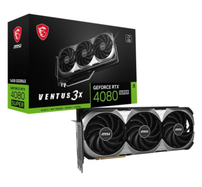 MSI Відеокарта MSI GeForce RTX4080 SUPER 16GB VENTUS 3X (RTX 4080 SUPER 16G VENTUS 3X)