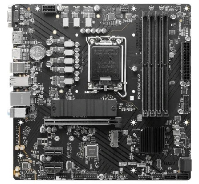 MSI Материнська плата MSI PRO B760M-P