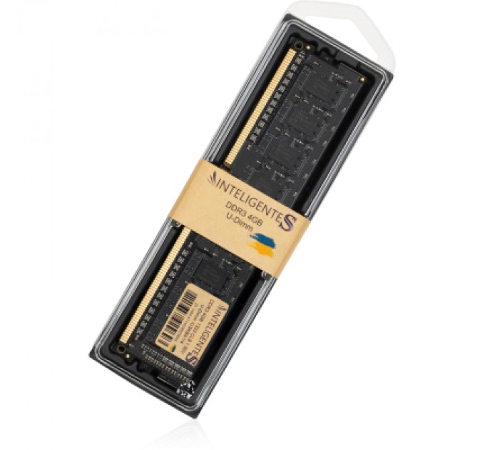 INTELIGENTES Модуль пам'яті для комп'ютера DDR3 4GB 1333 MHz INTELIGENTES (IU3ABA1/4)
