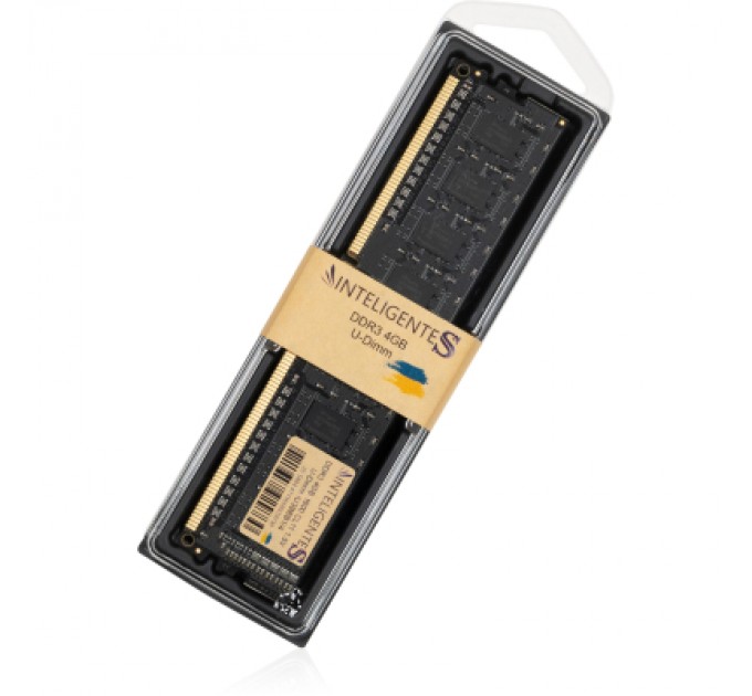 INTELIGENTES Модуль пам'яті для комп'ютера DDR3 4GB 1600 MHz INTELIGENTES (IU3BBB1/4)